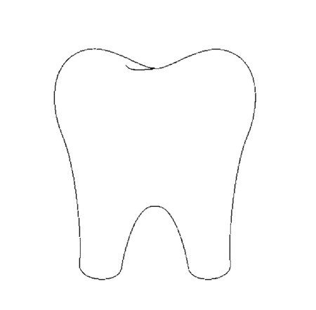 Раскраска зуб