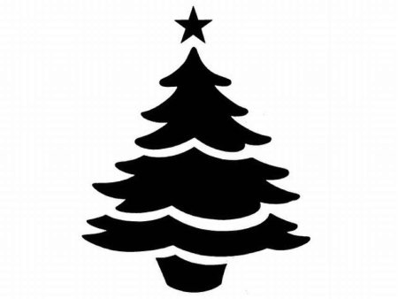 Раскраска ёлка в лесу