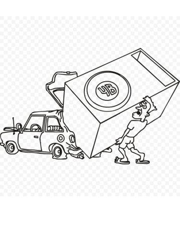 Раскраска автозвук