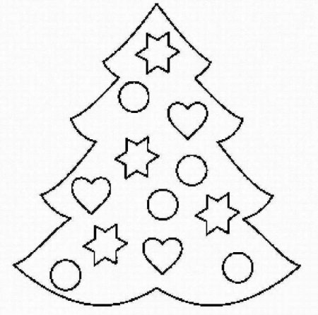 Трафарет "елка"