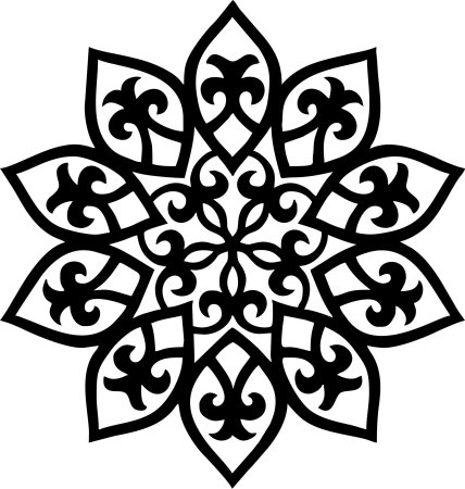 Казахские узоры