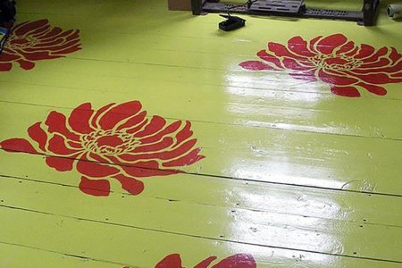 Трафарет на Вагонке