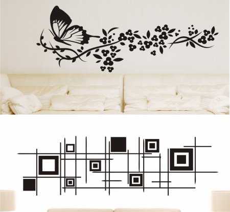 Схемы трафаретов для стен