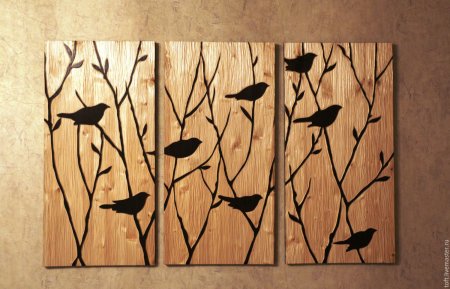 Панно из дерева на стену