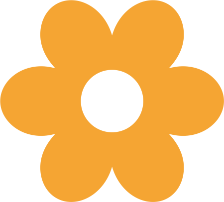 Желтые цветочки для вырезания