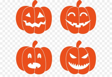 Тыква на Хэллоуин печать