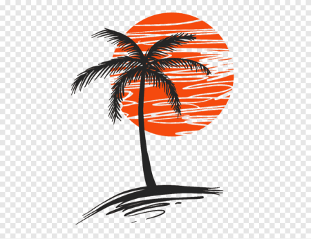 Пальма эскиз