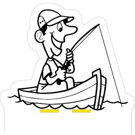 Лодка силуэт