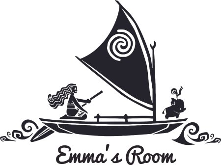 Силуэты влюбленные в лодке