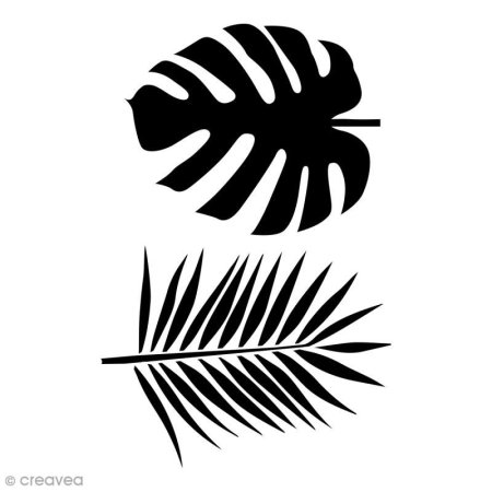 Листья карандашом экзотические