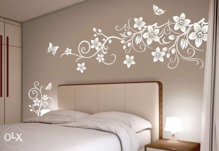 Аппликации на стену в спальню