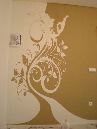 Трафареты на стену в коридор