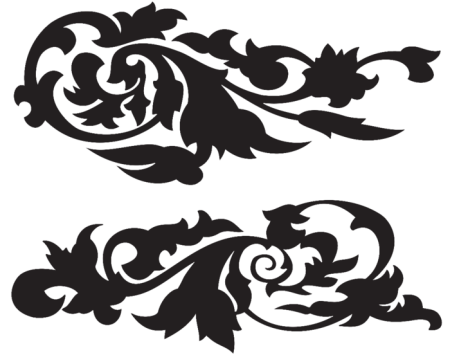 Трафарет узор