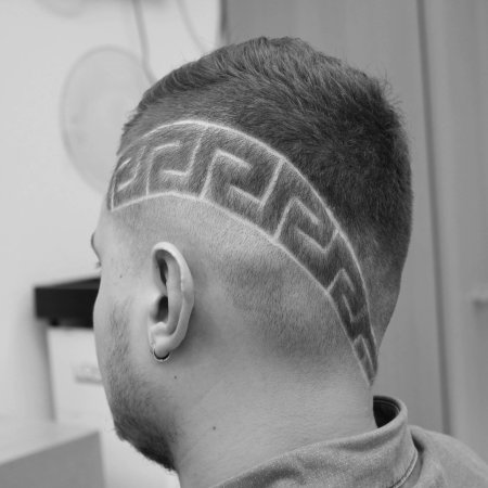 Узоры на волосах женские