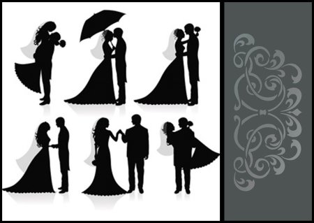Свадебные трафареты