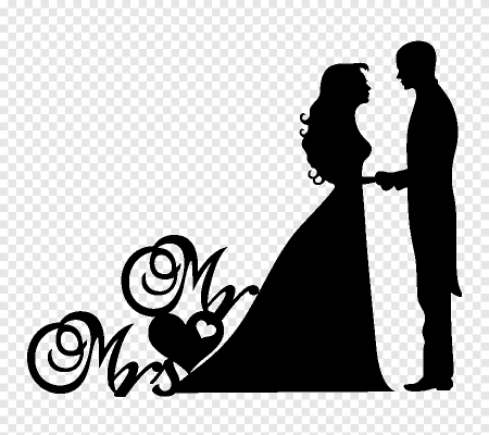 Трафарет свадьба