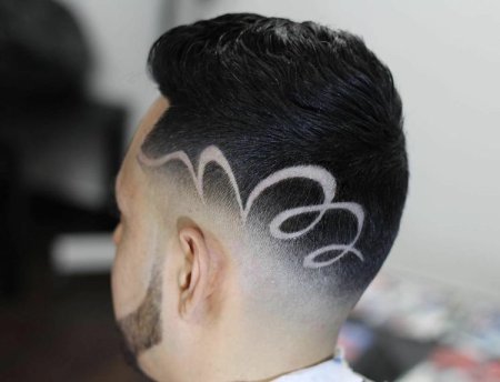 Мужские стрижки с узорами