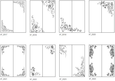 Шкаф купе с пескоструйным рисунком