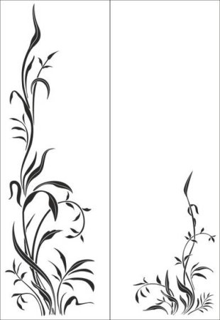 Трафарет на шкаф купе