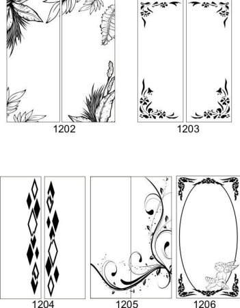 Пескоструйный рисунок на зеркале