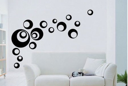 Трафареты для стен круги