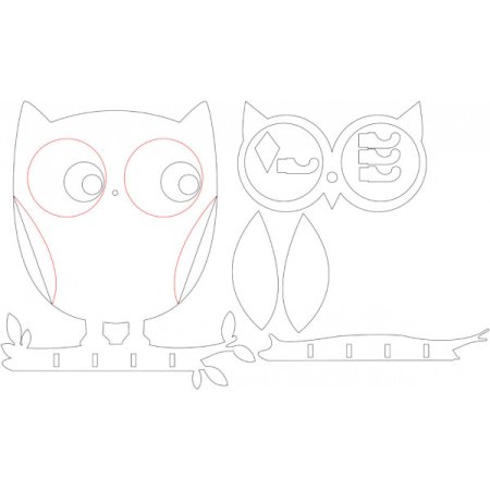 Ключница чертеж