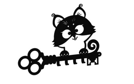 Кот в формате DXF