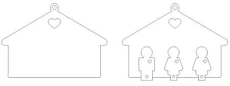 Ключница из фанеры чертежи