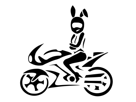 Трафарет мотоцикла