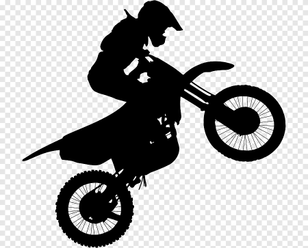 Трафарет мотоцикла