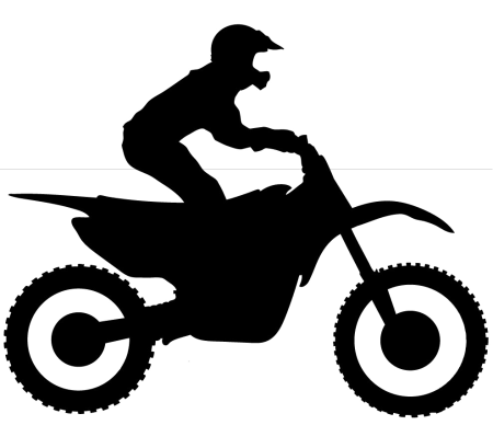 Спортивный мотоцикл вектор