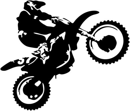 Стилизованный мотоцикл