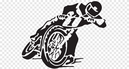 Трафарет мотоцикла