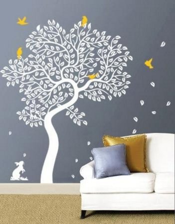 Большие трафареты для стен