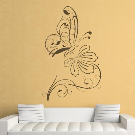 Узоры на стене в квартире