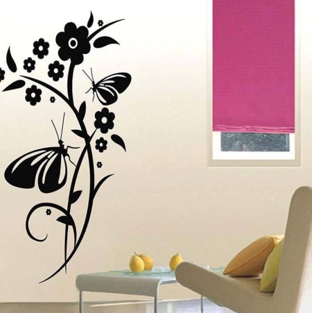 Стильные трафареты на стену