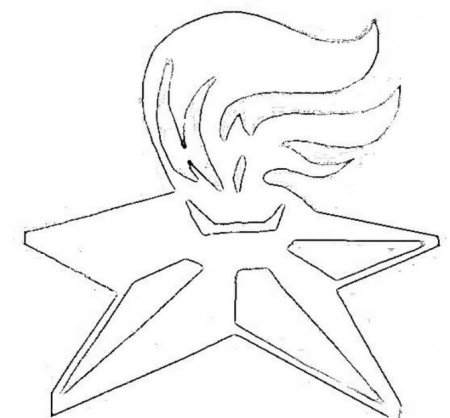 Вечный огонь рисунок