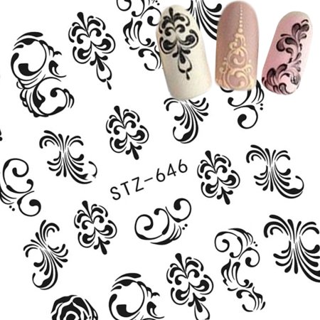 Ногти трафарет рисунок