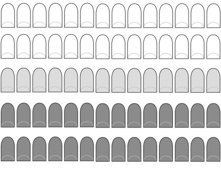 Трафарет для узора для ногтей