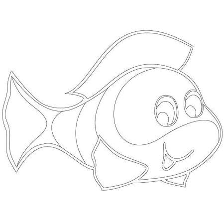 Трафарет "рыбки"
