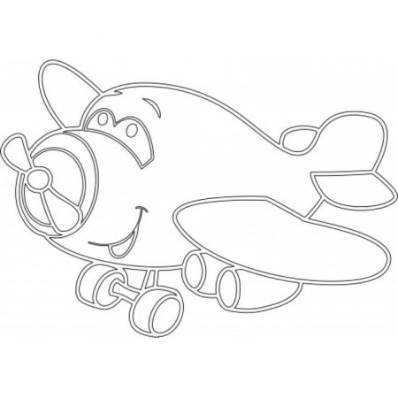 Трафарет для песка самолет