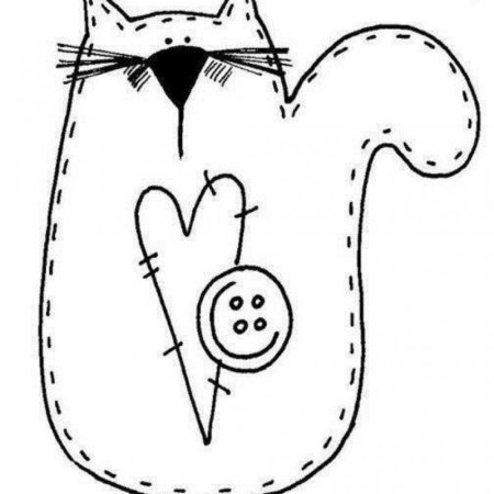 Трафареты для аппликаций из ткани