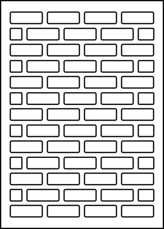 Трафарет кирпич