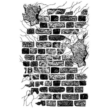 Трафарет кирпичики для декупажа