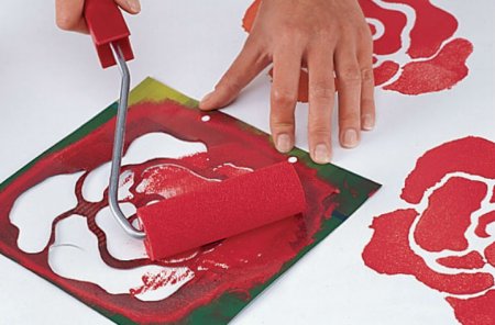 Рисование губкой