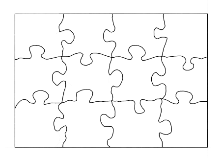 Разметка для пазла