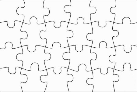 Пазлы трафарет для вырезания