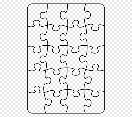 Пазл контур