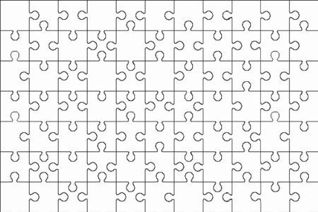 Пазлы трафарет для вырезания