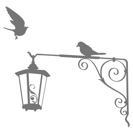 Фонарь трафарет